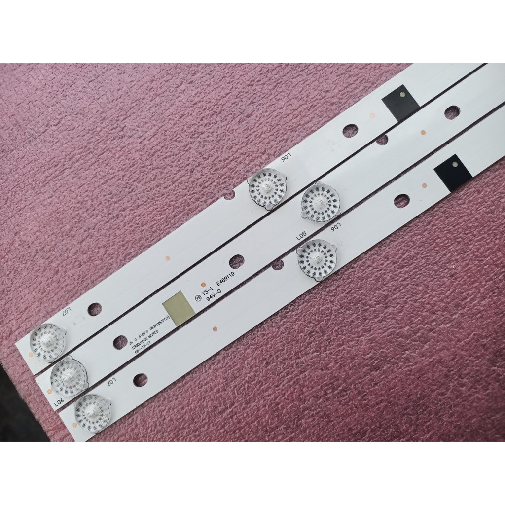 BỘ LED TIVI A SANZO 40CS6000 DARLING 40DF2200 JS-D-JP3910-071 061EC MỚI 100% BỘ 3 THANH, 2 THANH 7 BÓNG 1 THANH 6