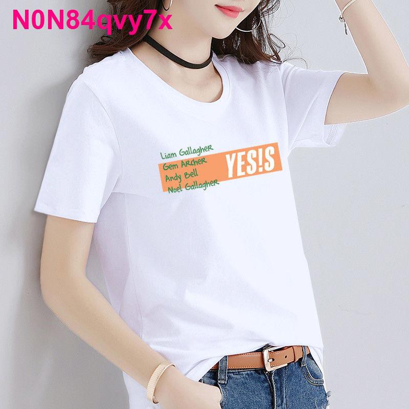 SHOP XINH Áo thun ngắn tay nữ 2021 mùa hè mới màu trắng Hàn Quốc Top sơ mi cơ thể lỏng lẻo Phụ thời trang