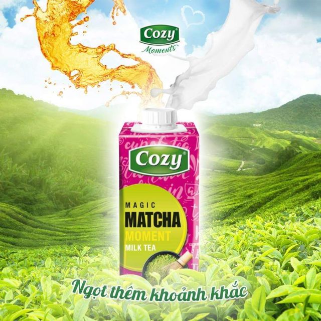 (1/2021)Combo 2 Lốc Trà Sữa Cozy Moment ( 4 hộp/ lốc)