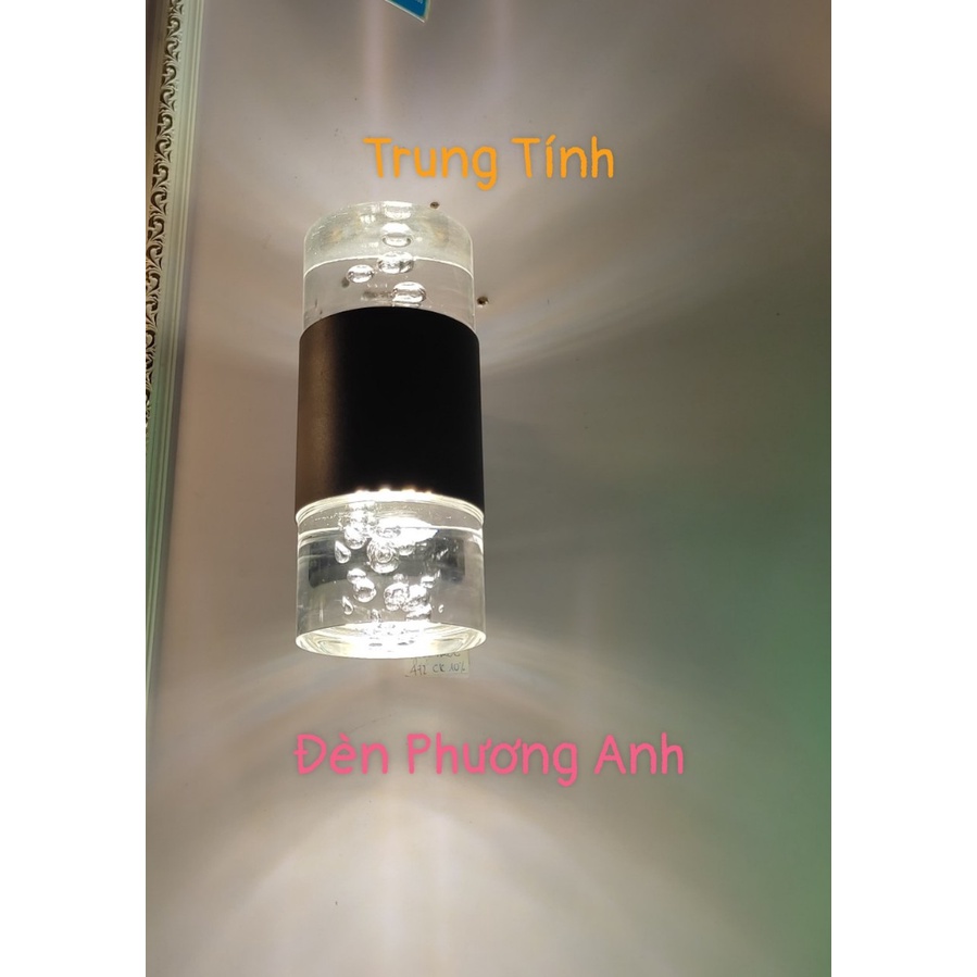 Đèn treo tường,cột 3 chế độ  đổi màu trang trí ngoài trời-trong nhà -12w-phi 90