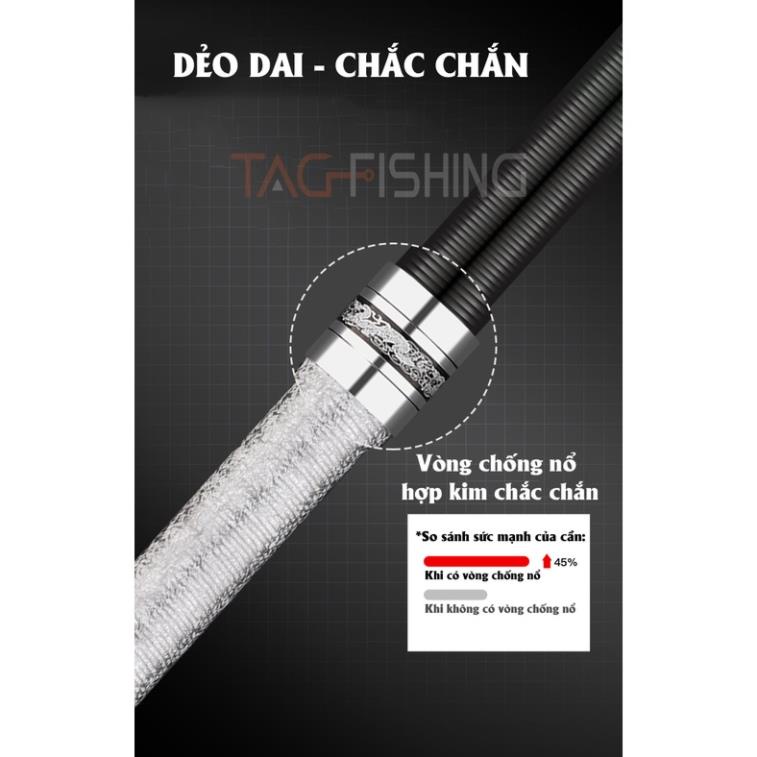 Cần Câu Tay Chính Hãng Guide Lục Mạch Thần Kiếm Bạch Kim 5H 28-19i Cần Câu Đài Carbon Cao Cấp Có Bảo Hành