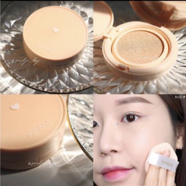 phấn nước Romand vỏ + 2 lõi kèm 2 puff | BigBuy360 - bigbuy360.vn