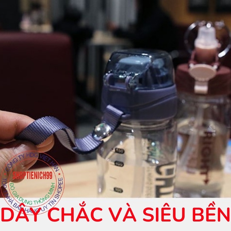 Bình Nước Cute Dùng Học Sinh, Người Đi Làm Rất  An Toàn, Siêu Bền Có Ống Hút Chống Sặc, Bình Đựng Nước Nhựa Cao Cấp.