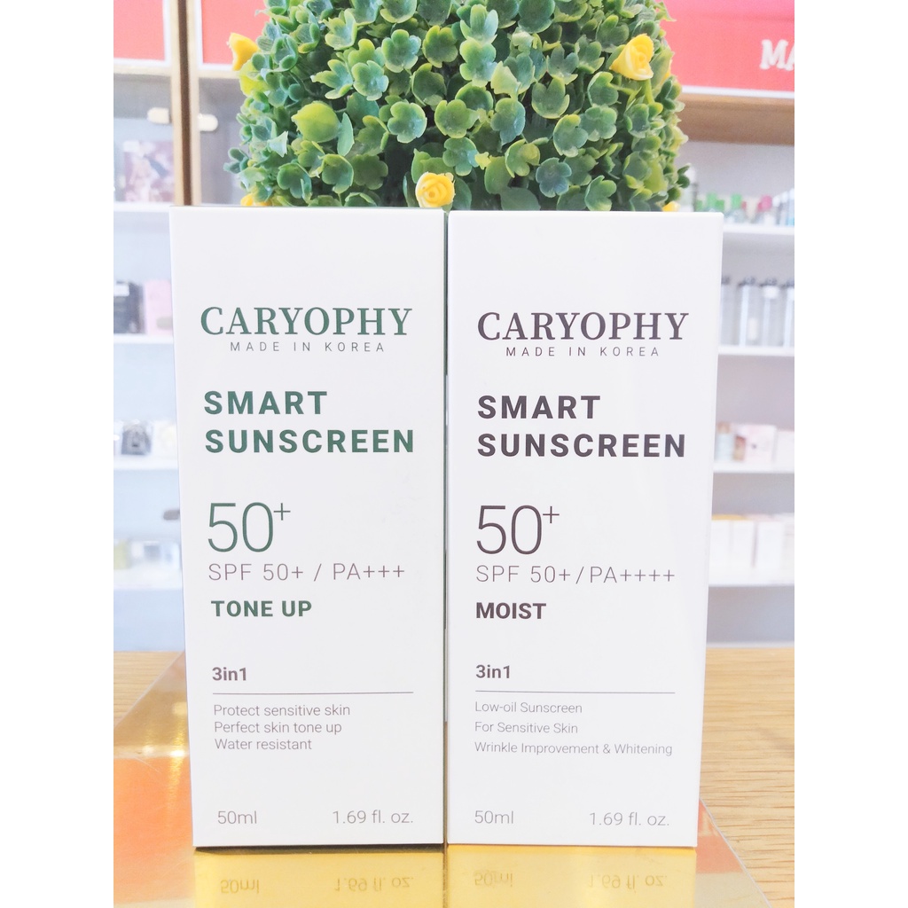 Kem chống nắng Caryophy Smart Sunscreen 50ml-Kem chống nắng Caryophy 3in1 bảo vệ da