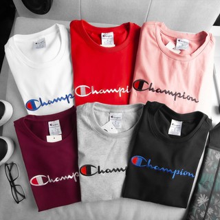 Áo thun Champion thêu unisex - Full Tem Tag