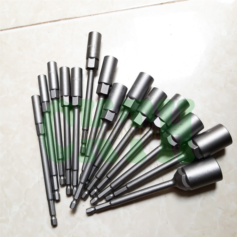 BÁN LẺ - Bộ tuýp, Bộ khẩu xiết mở ốc chuôi lục giác dài 150mm