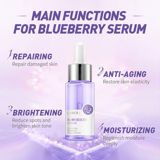 (Hàng Mới Về) Serum Laikou Chiết Xuất Việt Quất Dưỡng Ẩm Săn Chắc Da bông tẩy trang Giảm mụn mĩ phẩm nội địa trung 17ml