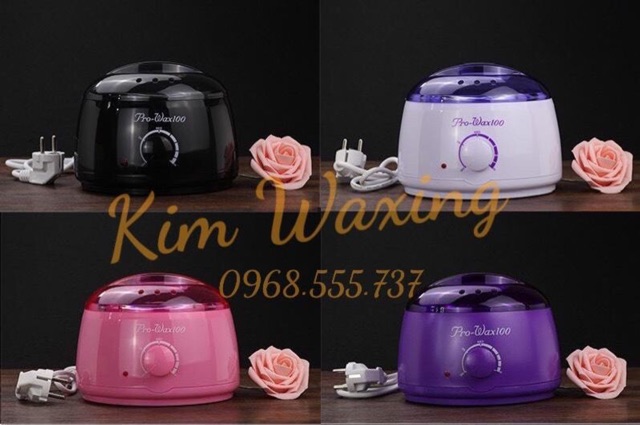 (Hàng có sẵn) Nồi nấu sáp wax Pro Wax 100 và 100g sáp wax viên nóng Full 6 | BigBuy360 - bigbuy360.vn