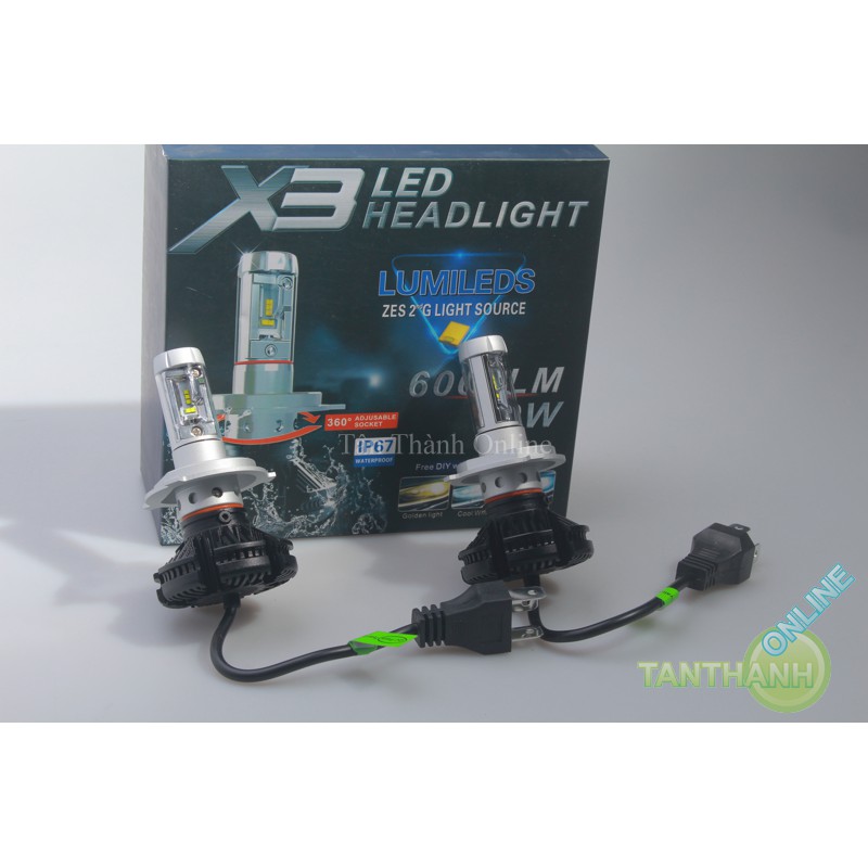 Bóng đèn led trước H4 (X3)
