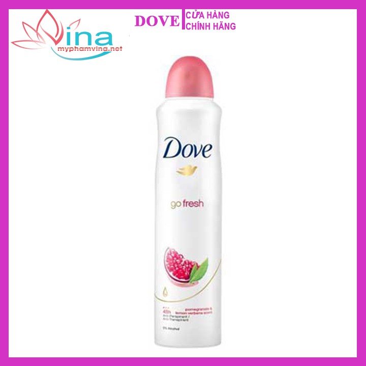 XỊT KHỬ MÙI DOVE 150ML CHÂU ÂU – HÀ LAN