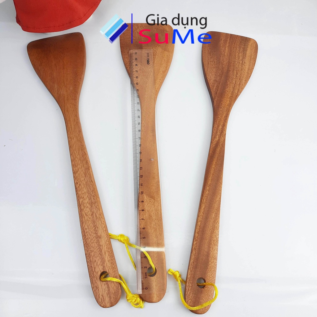 Muôi (môi)-Xẻng Gỗ chiên xào gỗ tự nhiên