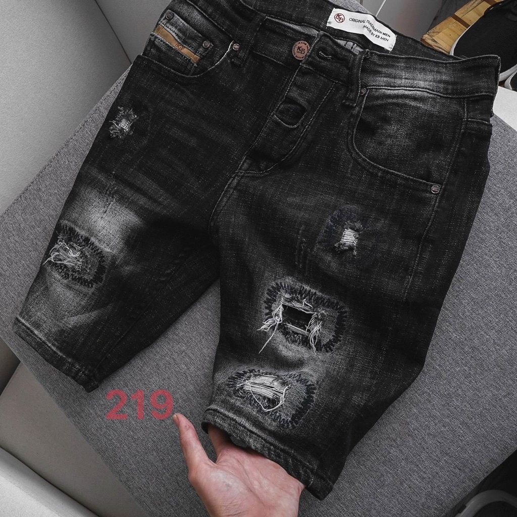 Quần short jean nam đen rách cao cấp - chất liệu bò co giãn tốt ( Hàng chuẩn shop) Lady-Hn Store88 KV232 | WebRaoVat - webraovat.net.vn