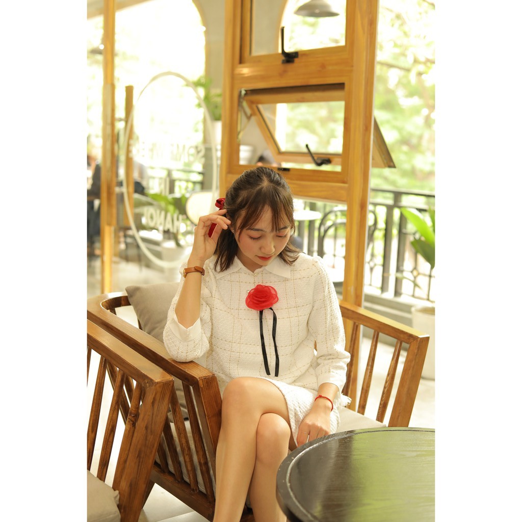 Sét váy dạ tweed chính phẩm cao cấp