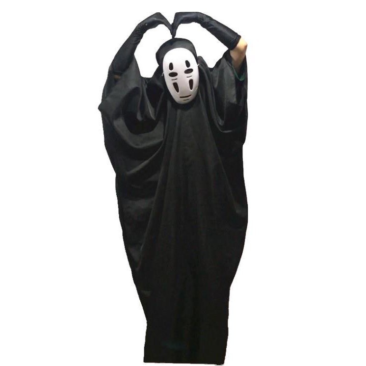 [COSPLAY VÔ DIỆN] SET BỘ trang phục HÓA TRANG VÔ DIỆN Hayao Miyazaki SPIRITED AWAY(KAONASHI) CHO trẻ thơ VÀ NGƯỜI to