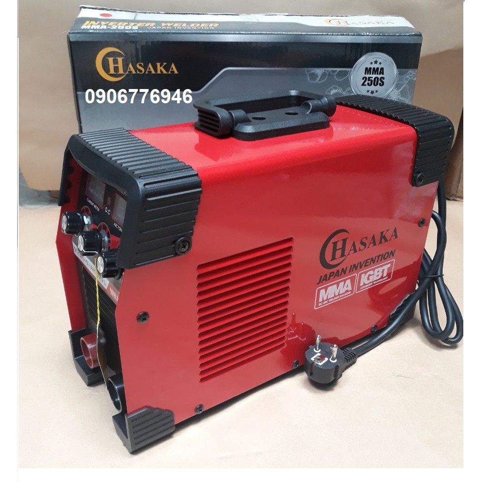 Hình Thật Máy Hàn Điện Tử HASAKA Nhật Bản Tặng Full Đồ Nghề - Máy Hàn Điện Tử Inverter IGBT Nhỏ Gọn Công Suất Khỏe
