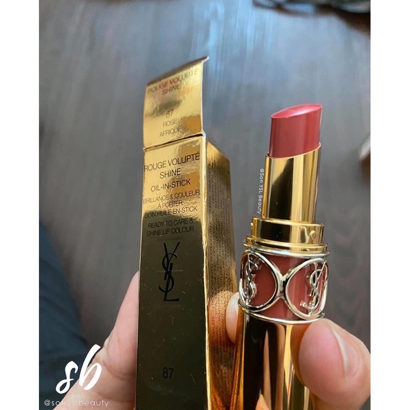 [Review] Son YSL Màu 87 Rose Afrique – Hồng Đất