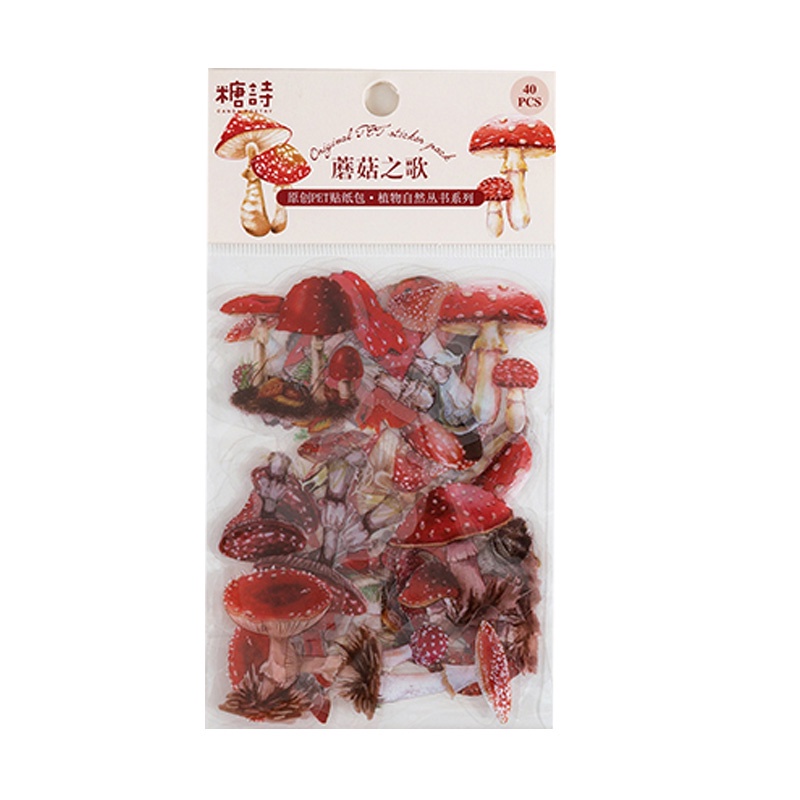 Set 40 miếng dán trang trí sổ tay/nhật ký/điện thoại chống thấm nước