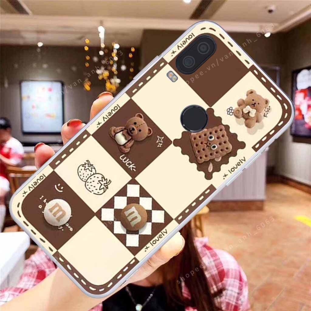 Ốp lưng Vsmart Active 1 / Active 1 Plus / Active 1+ hình gấu, kẹo dễ thương cute