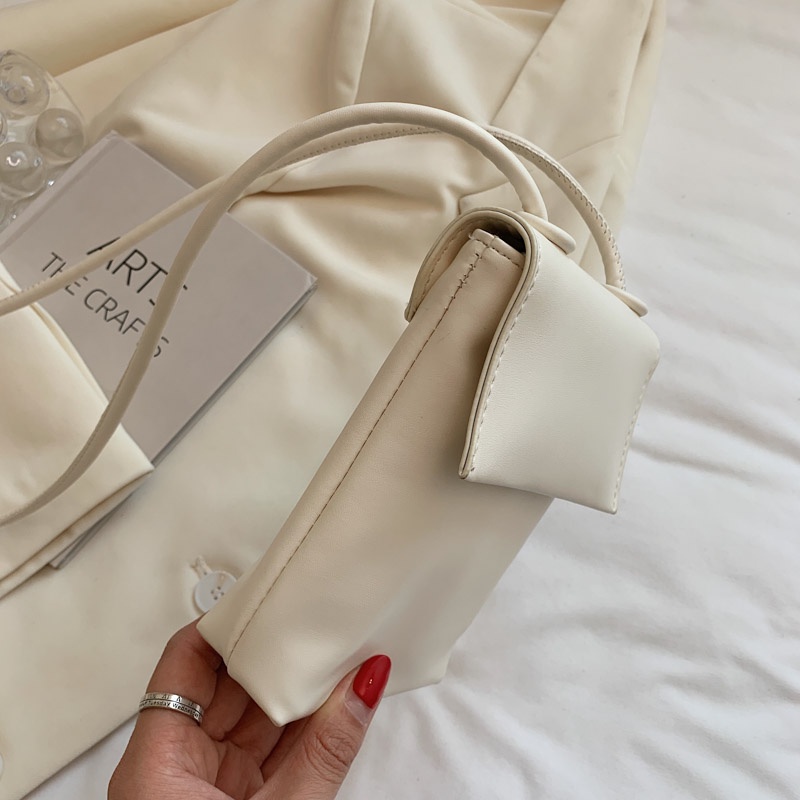 Túi đeo chéo CHAIKA KILTER CK390 da PU màu trơn đựng điện thoại thời trang cho nữ