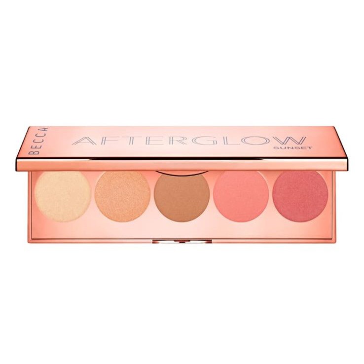 BẢNG PHẤN MÁ HỒNG VÀ HIGHLIGHT 5 Ô BECCA AFTER GLOW SUNSET 5.9G NHẬP KHẨU CHÍNH HÃNG - 4390