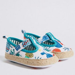Giày tập đi m&s auth xanh size 0/3m, 3/6m, 6/12m, 12/18m