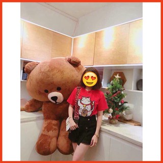 Gấu bông Brown cao cấp khổ vải 1,4m cao 1,2m hàng VNXK- Best Bear- ---37
