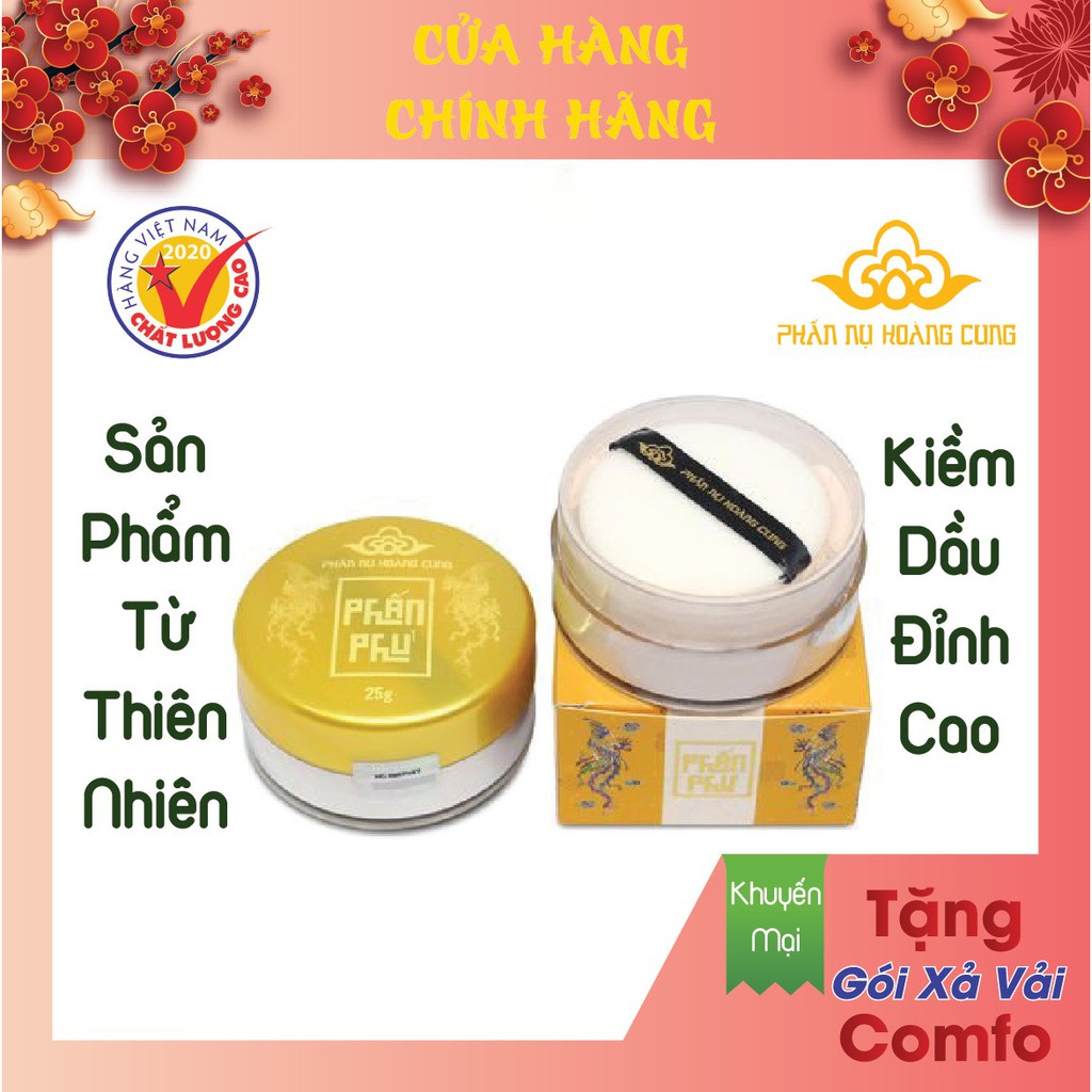 Phấn Phủ Kiềm Dầu Ngọc Trai Cao Cấp Phấn Nụ Hoàng Cung chính hãng hoàn toàn thiên nhiên, che phủ cao cùng dưỡng sáng da