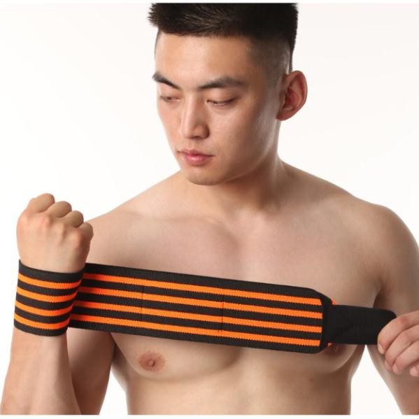 Quấn Cổ Tay Tập Gym dài 45cm băng quấn cổ tay tập gym cao cấp Một Đôi