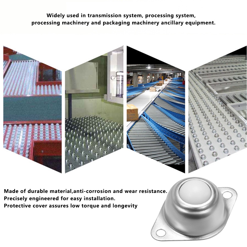 Bánh xe lăn bằng nylon có vòng bi chuyển động xoay 360 30kg thông dụng