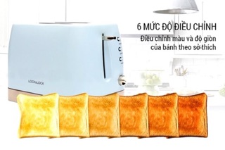 Máy Nướng Bánh Mì Lock& Lock EJB221BLU