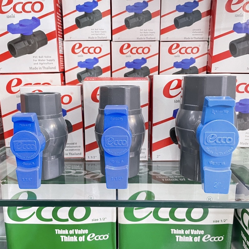 Van nhựa Ecco phi 60 có ren trong nhập khẩu từ Thái Lan