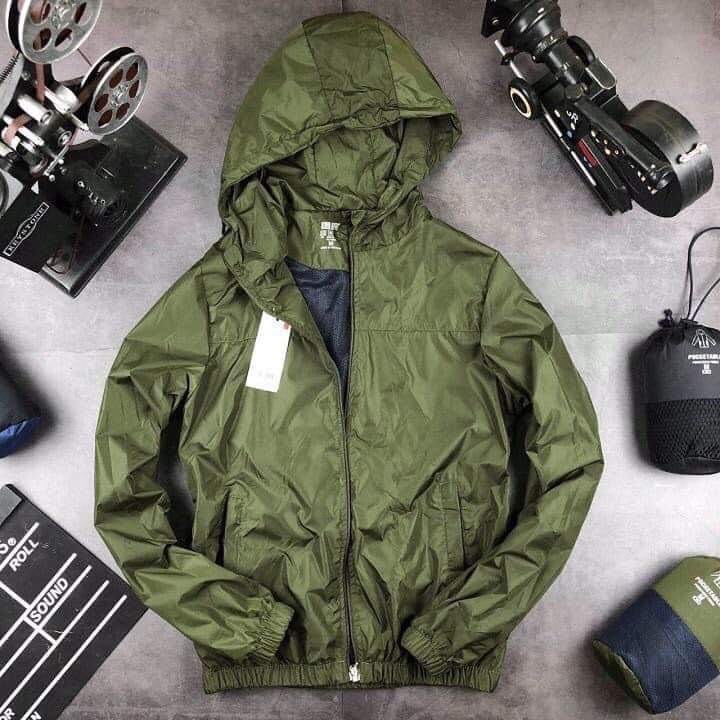 Áo Gió Nam ❤️𝑭𝑹𝑬𝑬𝑺𝑯𝑰𝑷❤️ Áo Khoác Gió Thể Thao - Áo Khoác Dù Có Mũ Nhiều Màu | BigBuy360 - bigbuy360.vn