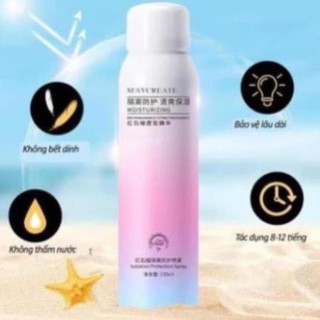 Xịt chống nắng nâng tone da của maycreate