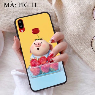 Ốp lưng Samsung A10S viền dẻo TPU BST Pig Cute