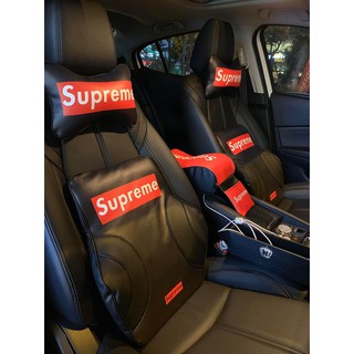 Gối tựa đầu tựa lưng ô tô Supreme Fendi siêu thể thao siêu cá tính