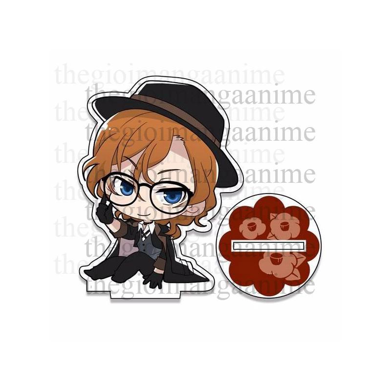 ( ORDER ) Mini standee Bungou Stray Dogs Văn hào lưu lạc tượng acrylic anime chibi trang trí xinh xắn