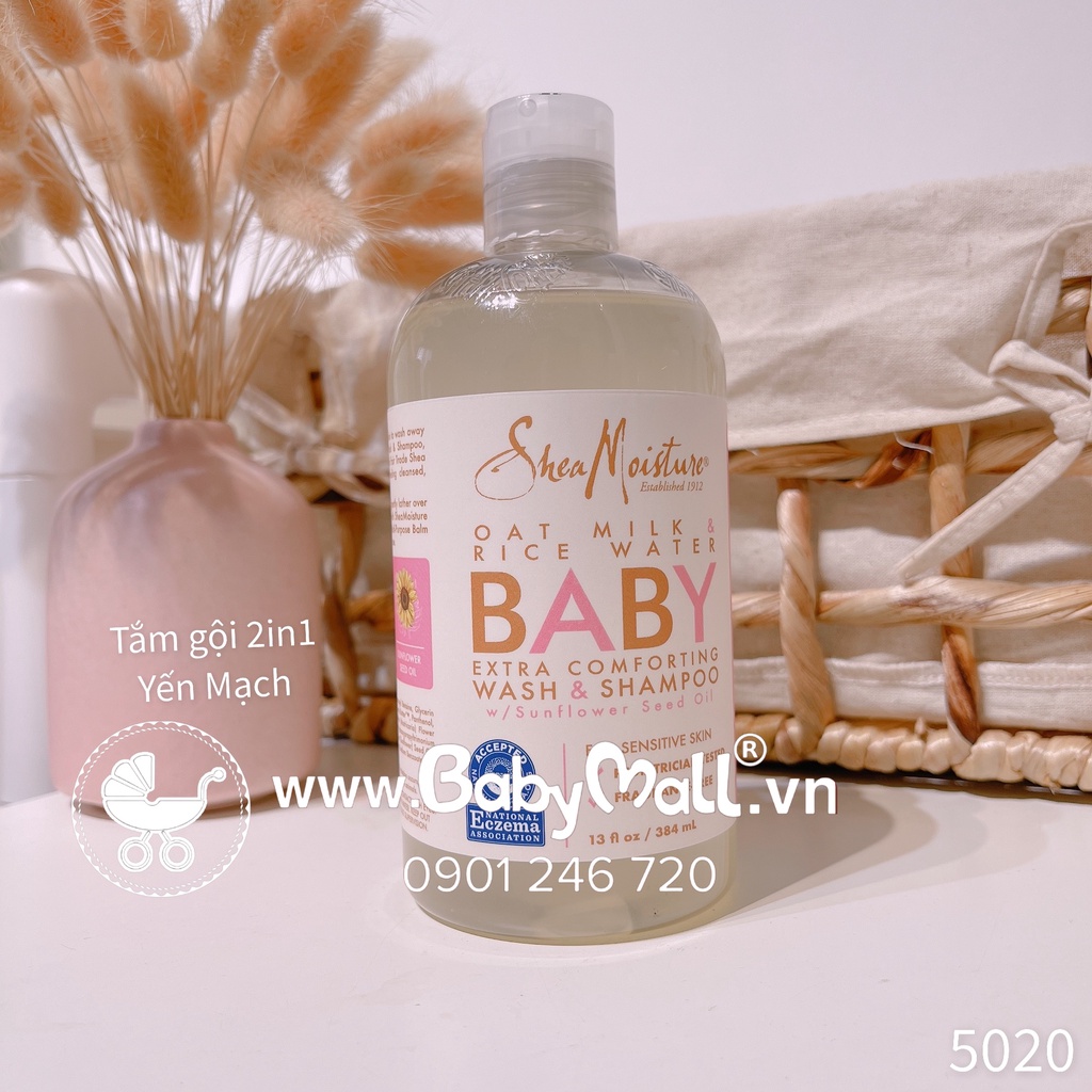 SHEA MOISTURE • TẮM GỘI VÀ LOTION CHĂM SÓC DA CHO BÉ