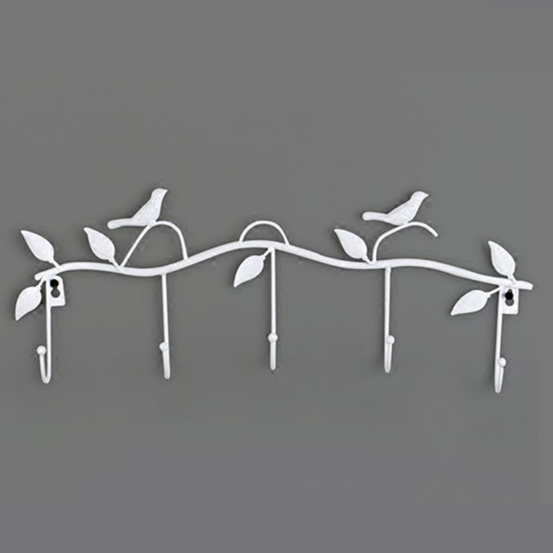 5 Móc Treo Áo Khoác / Nón / Túi Xách Hình Chim Phong Cách Vintage Trang Trí Nhà Bếp / Phòng Tắm