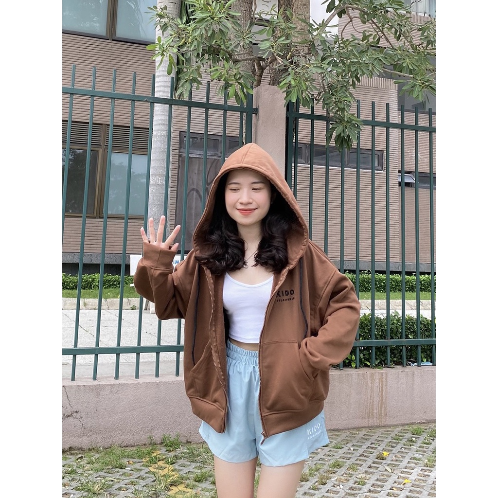 Áo khoác nỉ dây kéo có nón KDSW ZIP HOODIE