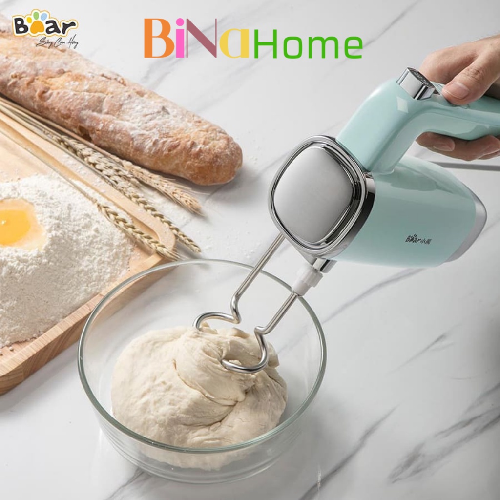 Máy Đánh Trứng Trộn Bột đa năng để bàn Bear DDQ-B03V1 Chính hãng Bảo hành 18 tháng BINAHOME
