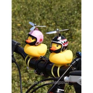 Vịt Gắn Xe,Vịt đội mũ bảo hiểm (Mũ ngẫu nhiên)
