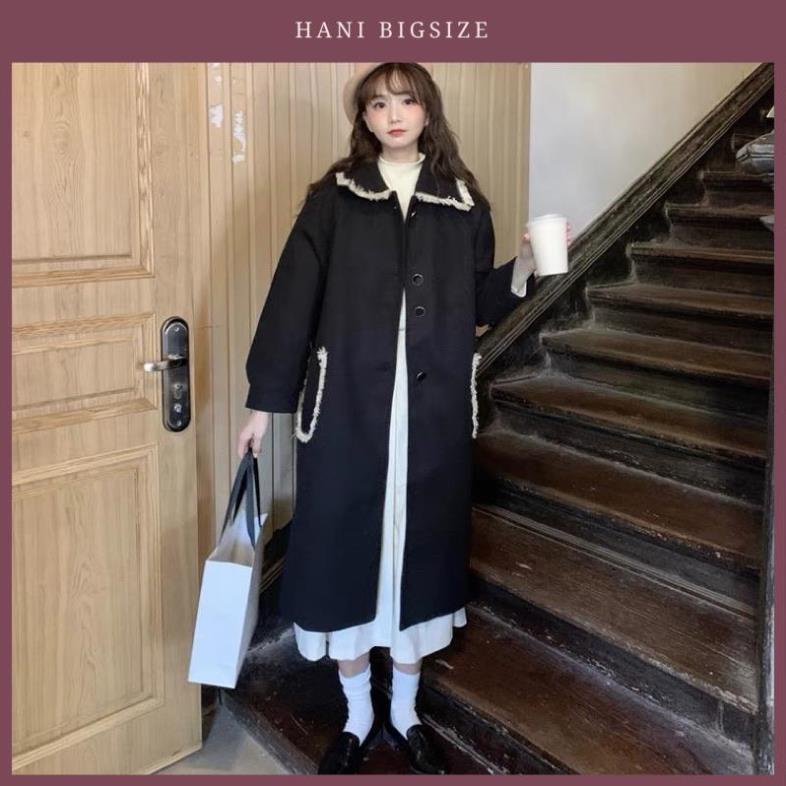 Áo khoác nữ Áo măng tô bigsize phong cách Hàn Quốc - [Bigsize] L-4XL DINO | BigBuy360 - bigbuy360.vn