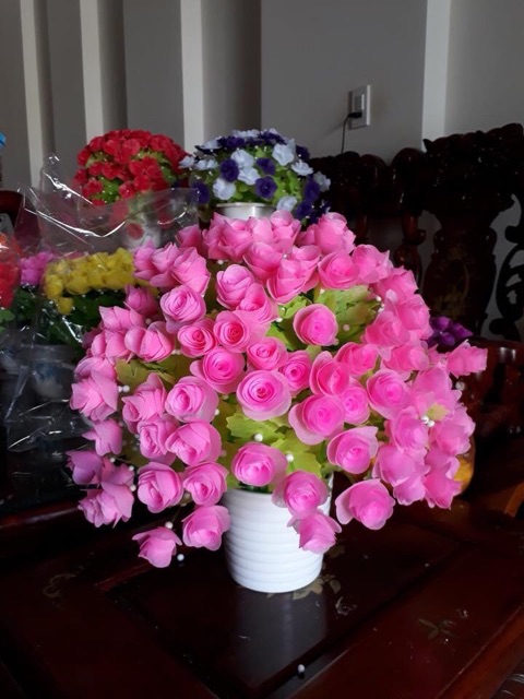 Bộ Nguyên Liệu Làm Hoa Hồng Lụa