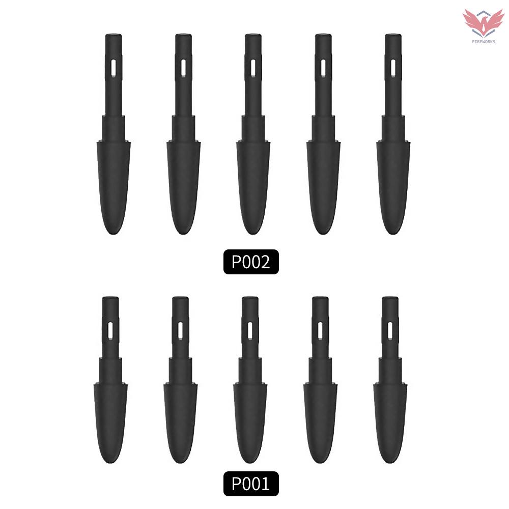 Bộ 10 ngòi bút cảm ứng thay thể chống mài mòn VEIKK S640 A30 VEIKK P001 dành cho máy tính bảng đồ hoạ