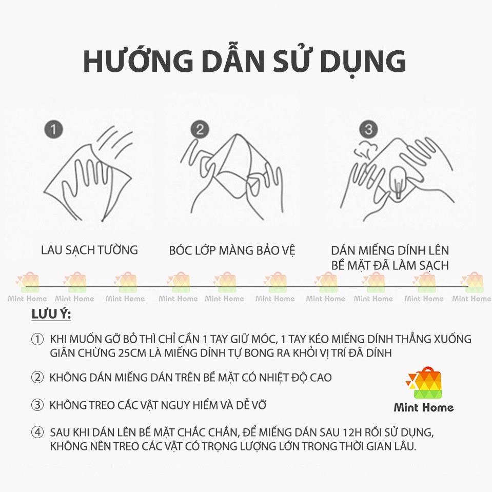 Miếng dán giá đỡ kệ gỗ treo tường, khung tranh, kệ tủ, kệ góc tường, móc dán tường ke góc chữ L kê ván, sàn chịu lực