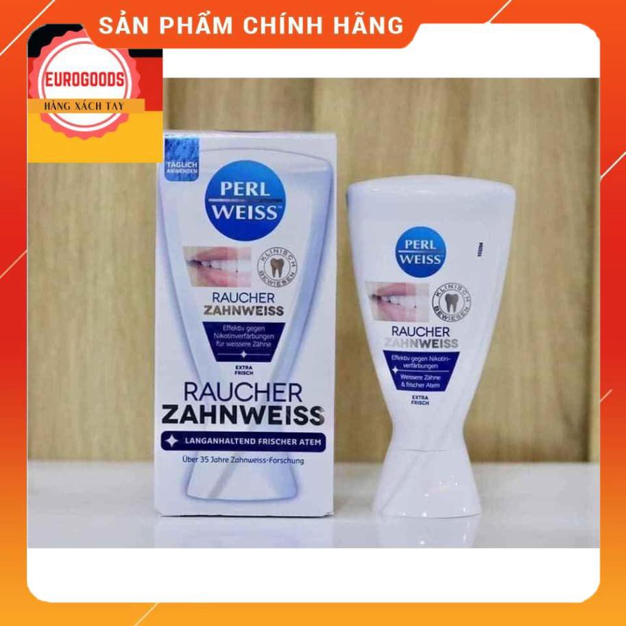 [Freeship - Hàng Đức nội địa] Kem đánh răng trắng răng Perl Weiss - Trắng như ngọc trai, xách tay Đức