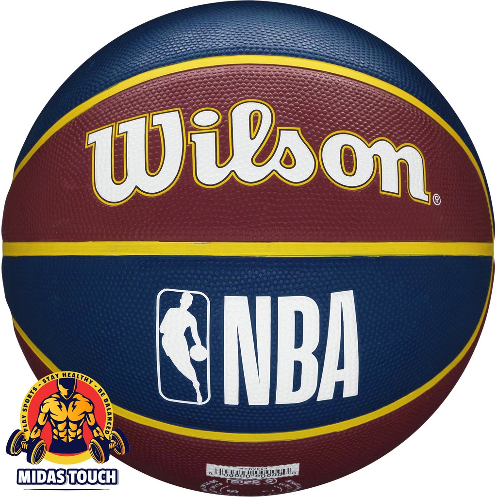 Banh Bóng Rổ WILSON NBA Size 7 Hàng Chính Hãng Việt Nam Xuất Khẩu Cam Kết Chất Lượng Bền Đẹp - Tặng Lưới Đựng và Kim Bơm