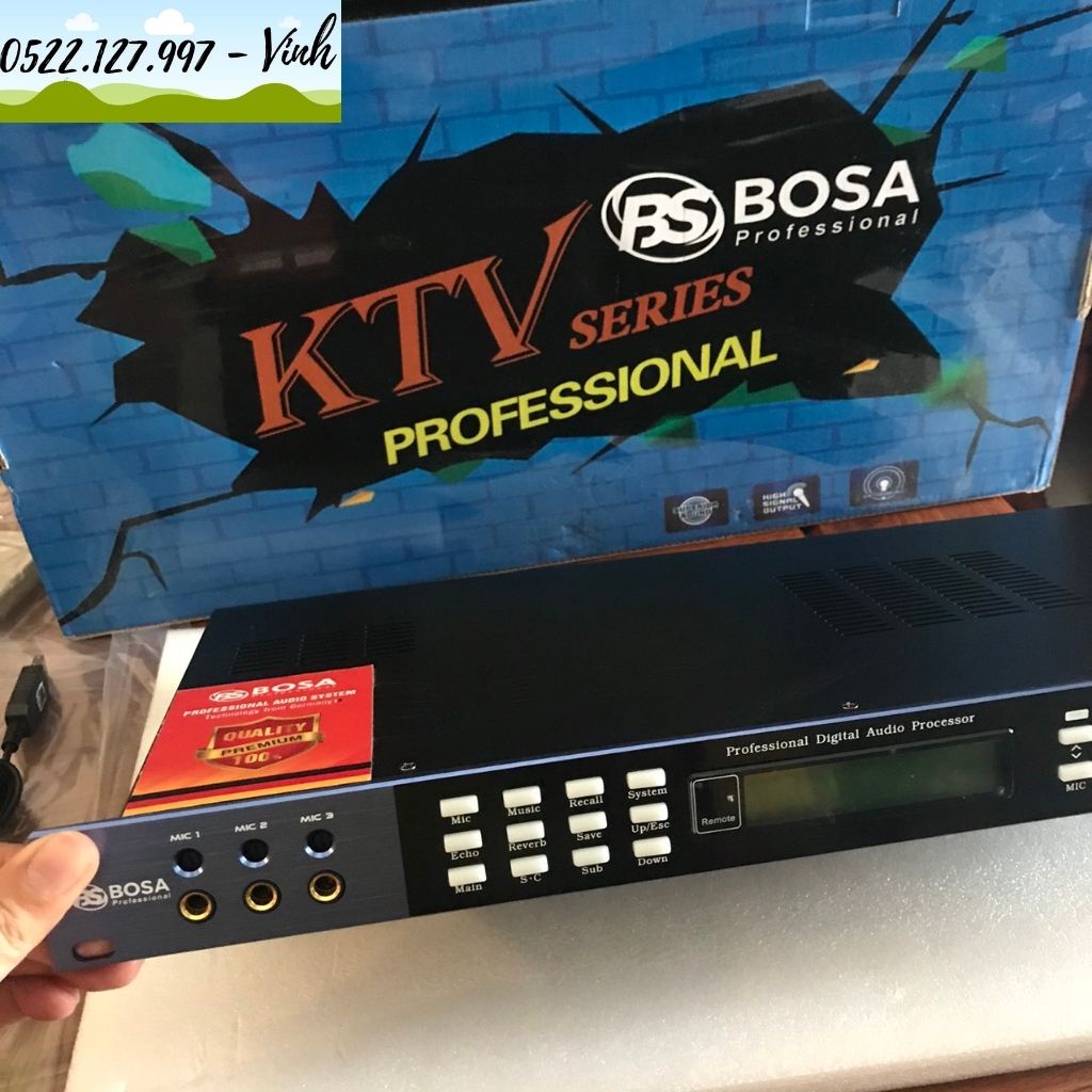 Vang Số Karaoke Bosa X10 - Hàng Chính Hãng - Gia Khang Shop
