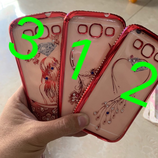 Ốp lưng samsung s3 hoa đính đá