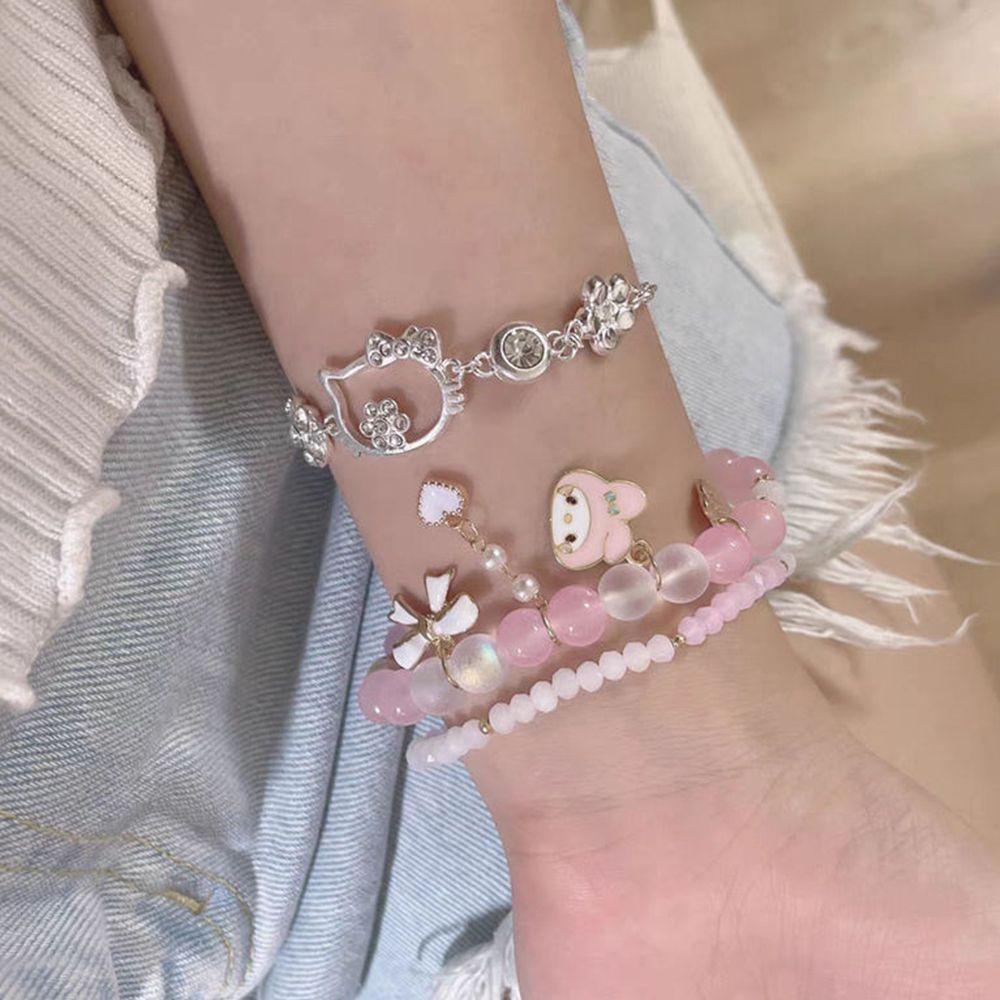 Bliss Phụ Nữ|Vòng Tay Chuỗi Hạt Tròn Màu Sắc Đơn Giản Xinh Xắn